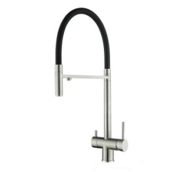 GRIFO COCINA FLEXYFORM OSMOSIS CROMO/NEGRO