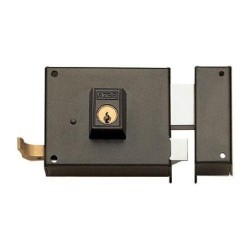 CERRADURA SOBREPONER 125-A PINTADA 100 IZDA.PERFIL