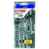 ESTUCHE MACHOS Y COJINETES 21 PIEZAS M3 A M12