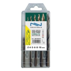 ESTUCHE BROCAS MULTI STEP HSS-CO 4-5-6-8-10MM