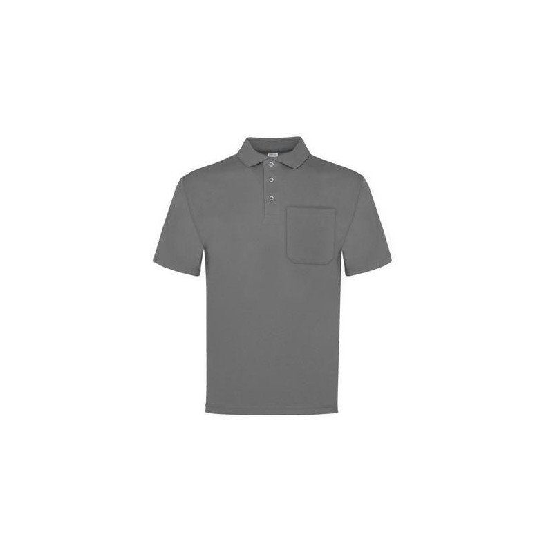 POLO M/CORTA GRIS 1 BOLSILLO T. XXL 100-GR