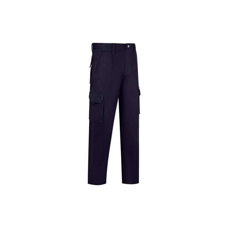 PANTALON STRETCH MULTIBOLSILLOS L9000 AZUL T-44