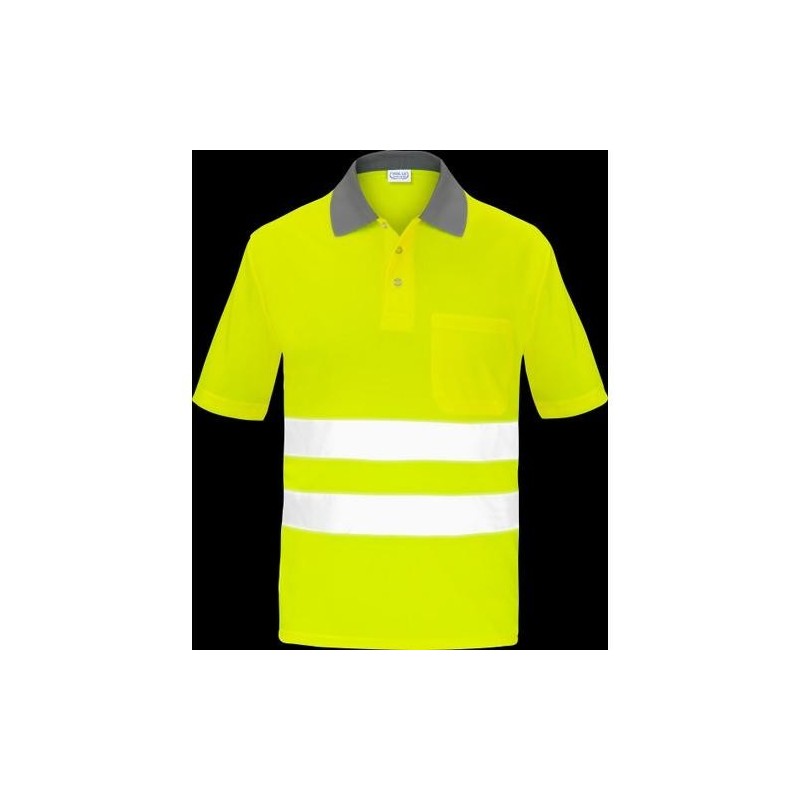 POLO ALTA VISIB. M/C            XXL