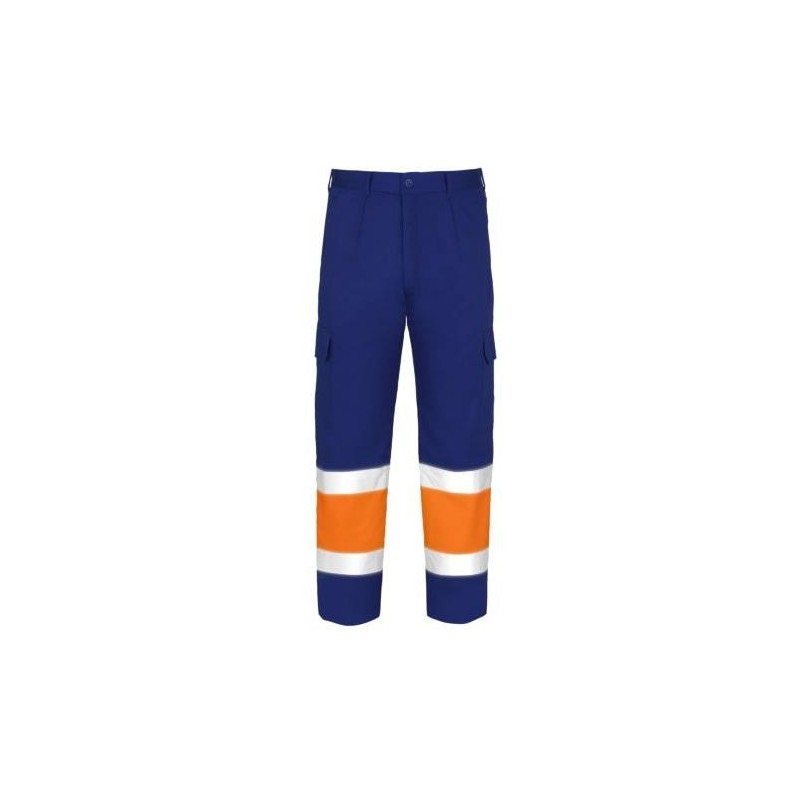 PANTALON ALTA VISIBILIDAD TERGAL NJA./AZUL T-46