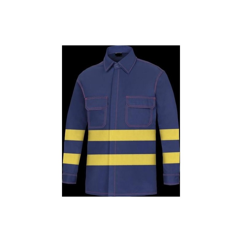 CAMISA A.V. AZUL/AMARILLO L3000 T-48 CPAV-43-AMT48