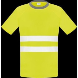 CAMISETA A.V. AMARILLO MANGA CORTA L3000 XL