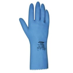 GUANTE S/SOPORTE LATEX NATURAL AZUL T-9  621B38/9