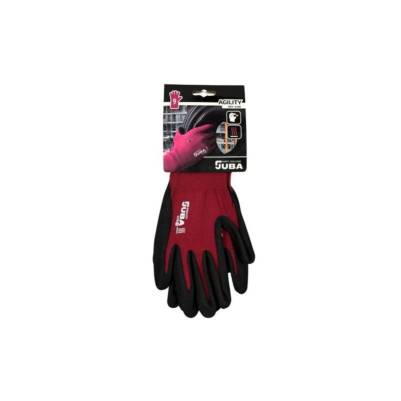 GUANTE NITRILO AGILITY 11/2XL GRANATE (H4118/11)