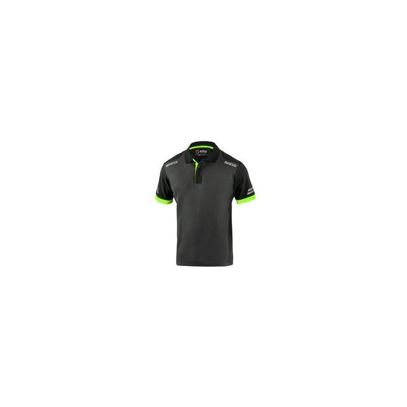 POLO TOLEDO M/CORTA GRIS VERDE T-XL