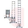 ESCALERA TELESCOPICA PLEGABLE 9 PELDAÑOS