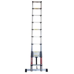 ESCALERA TELESCOPICA PLEGABLE TUBIKA 14 PELDAÑOS