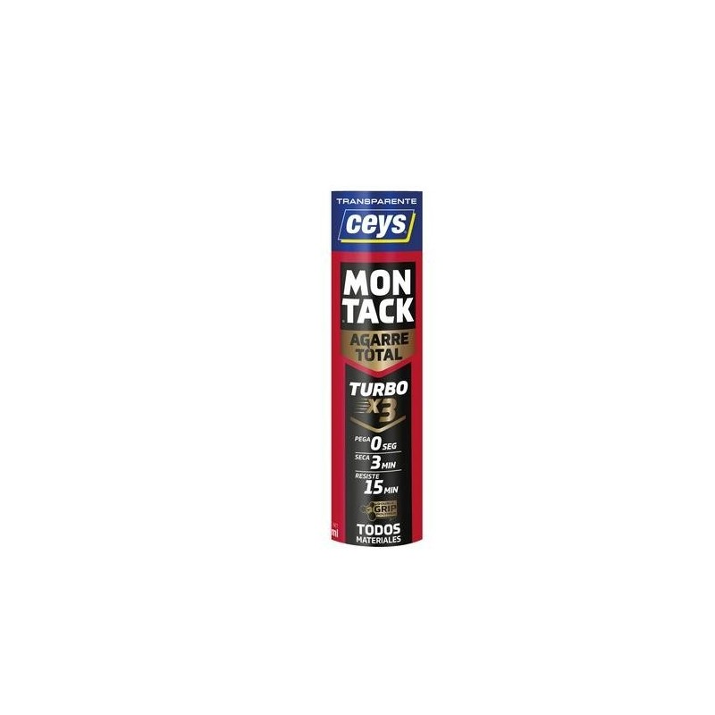 CEYS MONTACK TURBO TRANSPARENTE CARTUCHO 290ML