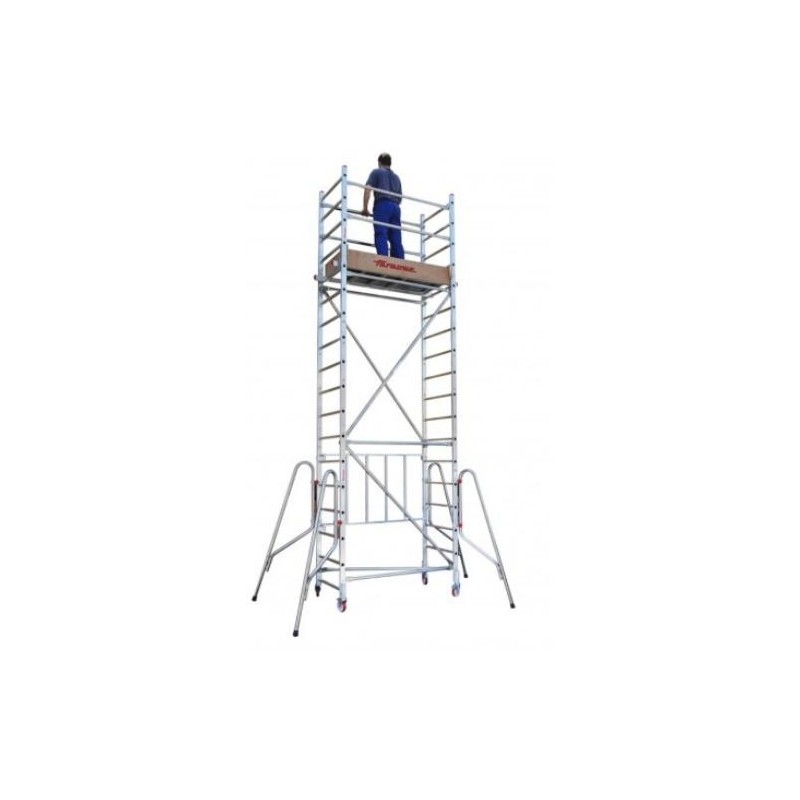 ANDAMIO ALUMINIO C/RUEDAS 75X160CM PACK 4 RS160