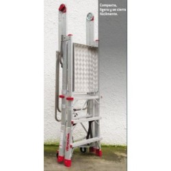 ESCALERA CON PLATAFORMA 5 PELDAÑOS  PLS5