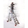 ESCALERA CON PLATAFORMA Y RUEDAS 340 CM. 400/SMT