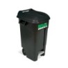 CONTENEDOR JARDIN 120 L. C/PEDAL NEGRO ECO 443138
