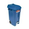 CONTENEDOR JARDIN 120L C/PEDAL AZUL ECO 443022