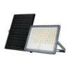 FOCO SOLAR CON PIR Y PANEL SOLAR EXTERNO IP65 12W 1800L