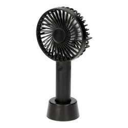 MINI VENTILADOR MANO BALU USB RECARG NEGRO DC 5V