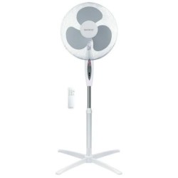 VENTILADOR PIE NAMETIL C/MANDO Y TEMP 43CM 45W BL