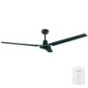 VENTILADOR TECHO SALTOK MANDO Ø142 220-240V NEGRO