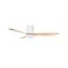 VENTILADOR TECHO DC 132CM 35W BLANCO/MADERA