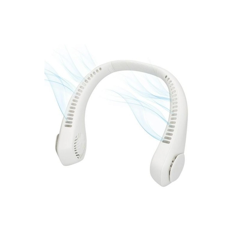 VENTILADOR CUELLO C/CARGADOR USB 22,5X20,5 CM