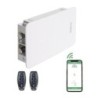 CERRADURA INVISIBLE KAMO BLANCO 2 MANDOS CI20BRC