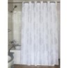 CORTINA BAÑO ESPIRAL POLIES.180X200 PLATA ANILLA