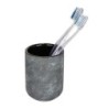 VASO DE DIENTES CERAMICA SACILE GRIS NEGRO 2632810