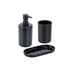 SET DE BAÑO 3UDS FANO NEGRO ALLSTAR  70345400