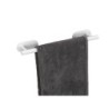 TOALLERO BARRA ACERO INOX 40CM TURBO-LOC BLANCO