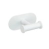 PERCHA DE ACERO INOX TURBO-LOC BLANCO MATE