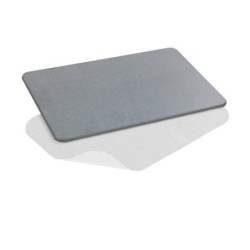ALFOMBRA BAÑO DIATOMITA SIMI 60X39 CM GRIS