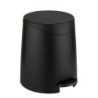 CUBO CON PEDAL PORTES 3L 19X22X22 NEGRO ALLSTAR