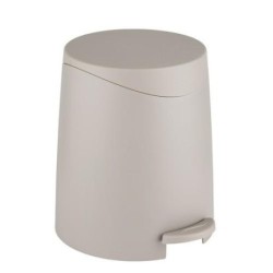 CUBO CON PEDAL PORTES 3L 19X22X22CM TAUPE ALLSTAR