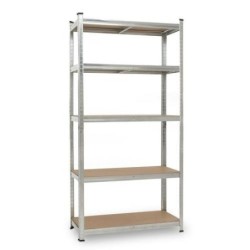 ESTANTERIA 875KG 5 ESTANTES GALVANIZADO KRT674001
