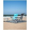 SILLA DE PLAYA SAINT-TROPEZ CON ALMOHADA GRIS
