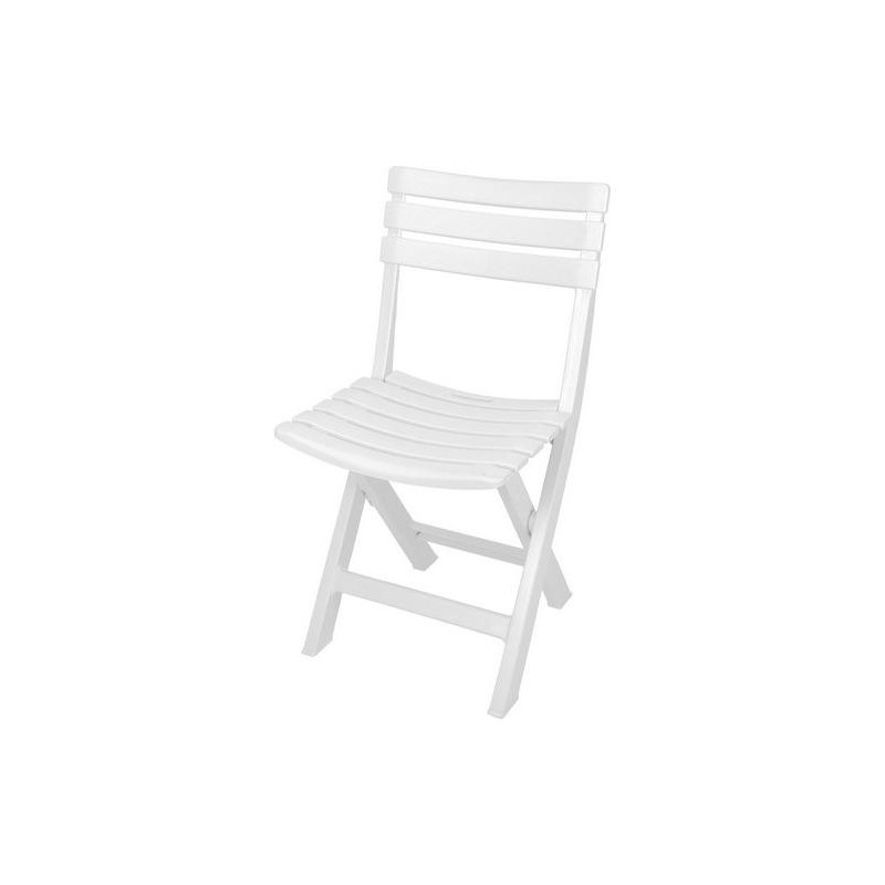SILLA JARDIN PLEGABLE RESINA KOMODO BLANCA