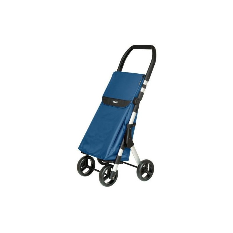 CARRO DE COMPRA 46L MUUVI UP AZUL 4 RUEDAS