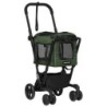 CARRO DE MASCOTAS PLEGABLE 4 RUEDAS 15KG NEGRO