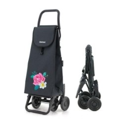 CARRO DE COMPRA NEGRO 55L G4P BLOOM C-902