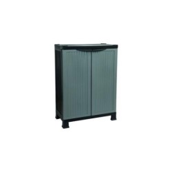 ARMARIO RESINA GRIS BAJO 1 BALDA 75882