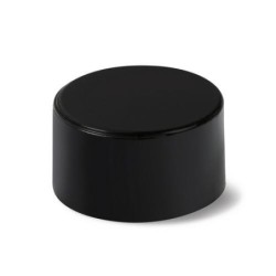 TOPE PUERTA FLEXIBLE ADHESIVO 36MM NEGRO