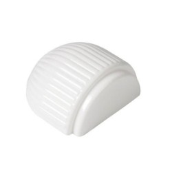 TOPE PUERTA FLEXIBLE ADHESIVO BLANCO 40X39MM