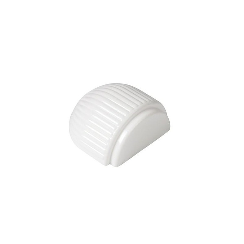 TOPE PUERTA FLEXIBLE ADHESIVO BLANCO 40X39MM