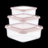 SET 3 TUPPER CUADRADO ROSA (400-800-1400ML)  04129