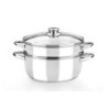 OLLA VAPOR OPTIMA 20 TAPA CRISTAL/ACERO INOX