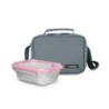 LUNCHBAG INOXBAG GRIS + 1 CONTENEDOR 0.7L  9293-TX