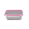 CONTENEDOR RECTANGULAR ACERO INOX 420ML
